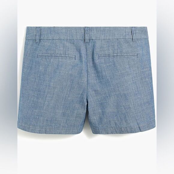 J.crew 5" classic chambray‎ short in Med Echo Blue Wash size 12 NWT in packaging - Picture 4 of 9